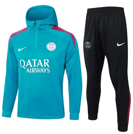Paris 24/25 Hooded Tracksuit Light Blue