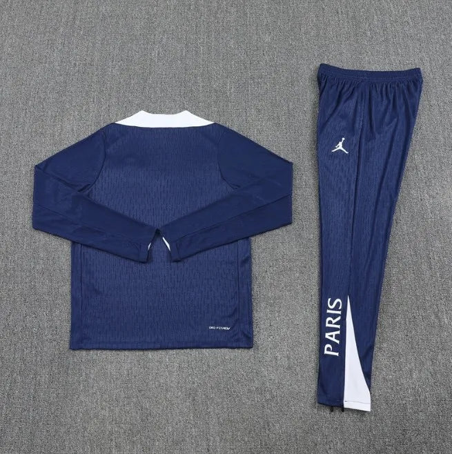 Paris PSG 25/26 Zipper Tracksuit Royal Blue
