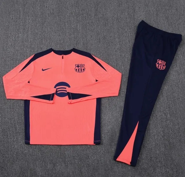 Barcelona 24/25 Zipper Tracksuit Orange