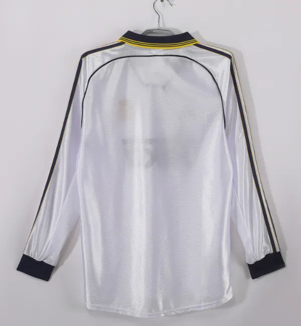 Real Madrid 1998/2000 Home Retro Kit Long Sleeve