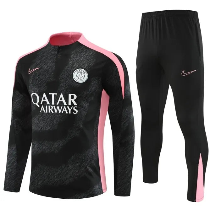 Paris 24/25 Zipper Tracksuit Camouflage Black