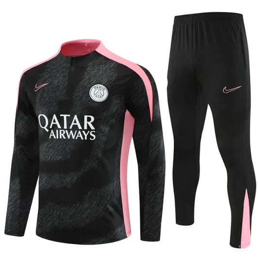 Paris 24/25 Zipper Tracksuit Camouflage Black