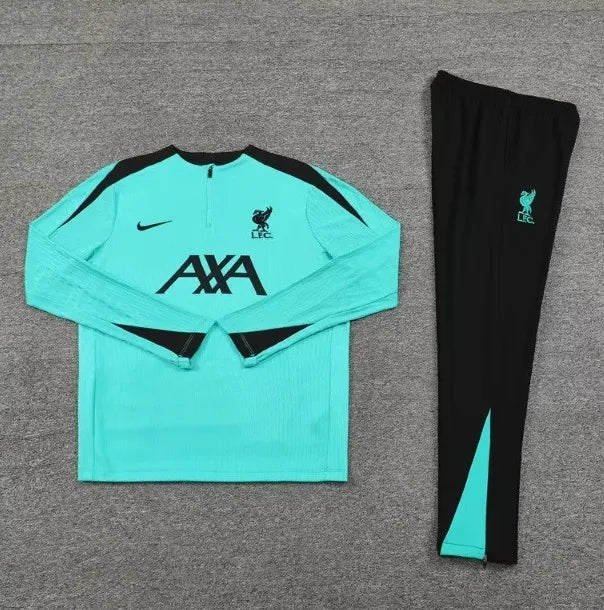 Liverpool 24/25 Zipper Tracksuit Light Blue