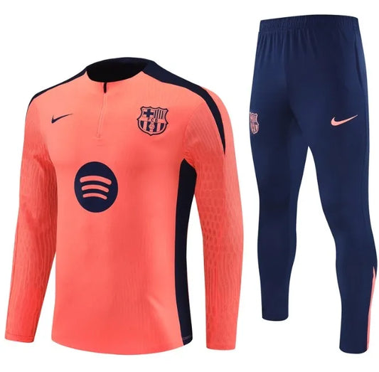 Barcelona 24/25 Zipper Tracksuit Orange