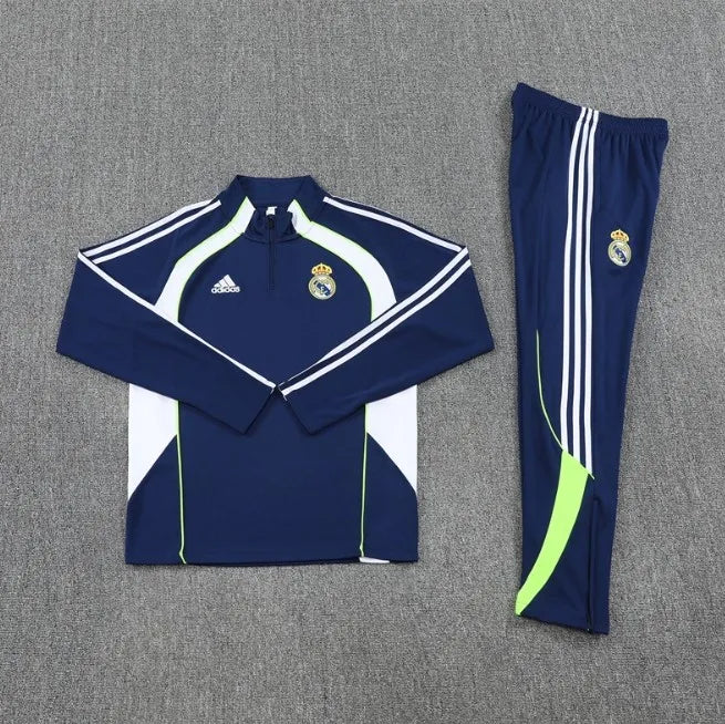 Real Madrid 25/26 Zipper Tracksuit Royal Blue