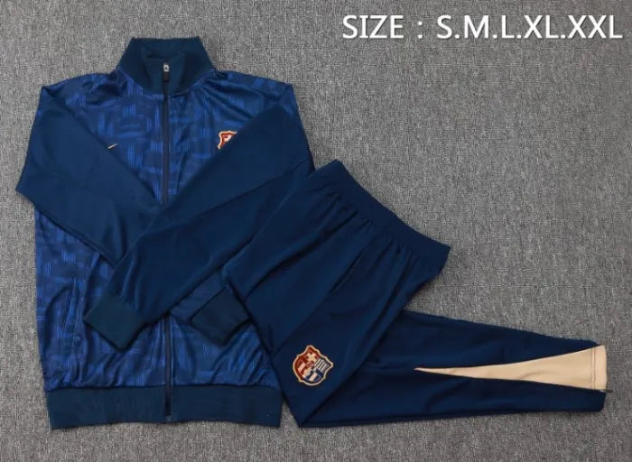 Barcelona 24/25 Jacket Tracksuit Royal Blue