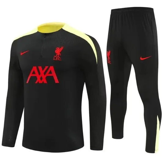 Liverpool 24/25 Zipper Tracksuit Black