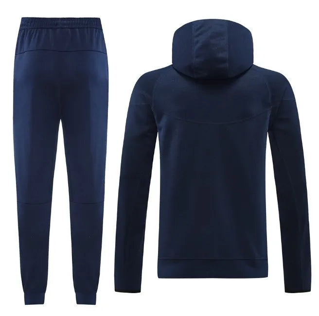 Paris 24/25 Hooded Tracksuit Royal Blue