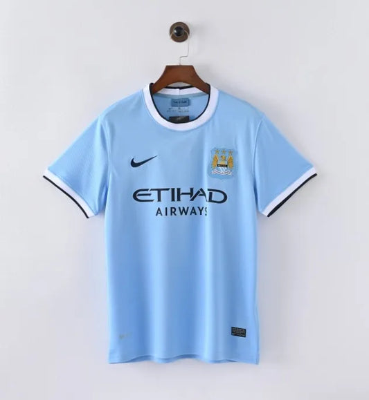 Manchester City 2013/2014 Home Retro Kit