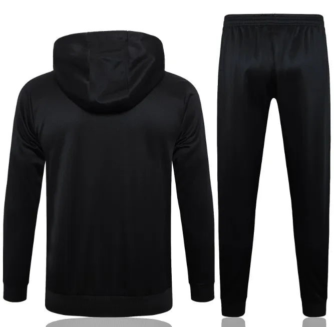 Barcelona 24/25 Hooded Tracksuit Black