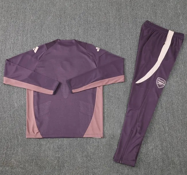 Arsenal 24/25 Zipper Tracksuit Purple