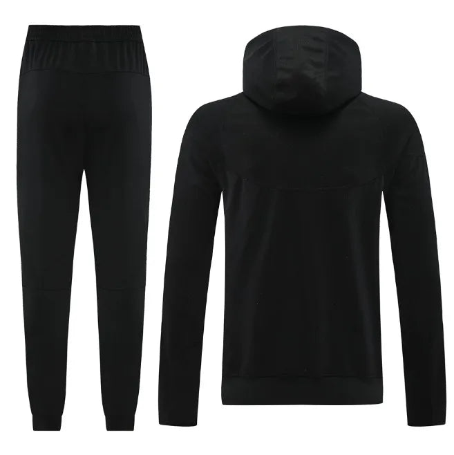 Chelsea 24/25 Hooded Tracksuit Black