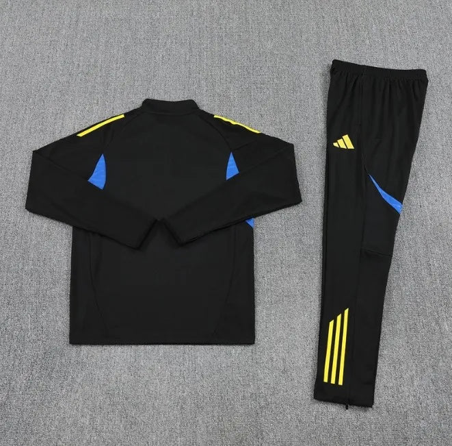 Manchester United 25/26 Zipper Tracksuit Black