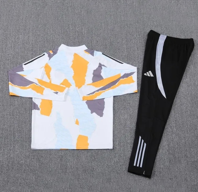 Real Madrid 24/25 Zipper Tracksuit Camouflage White