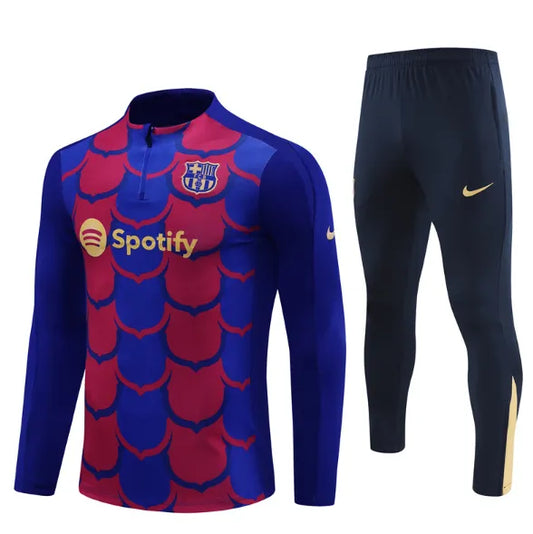 Barcelona 24/25 Tracksuit Camouflage Red