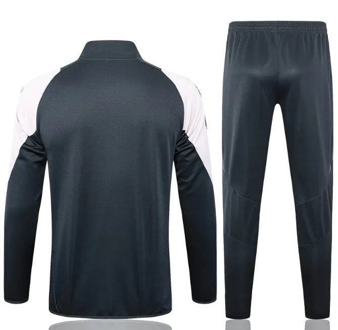 Real Madrid 24/25 Jacket Tracksuit Grey