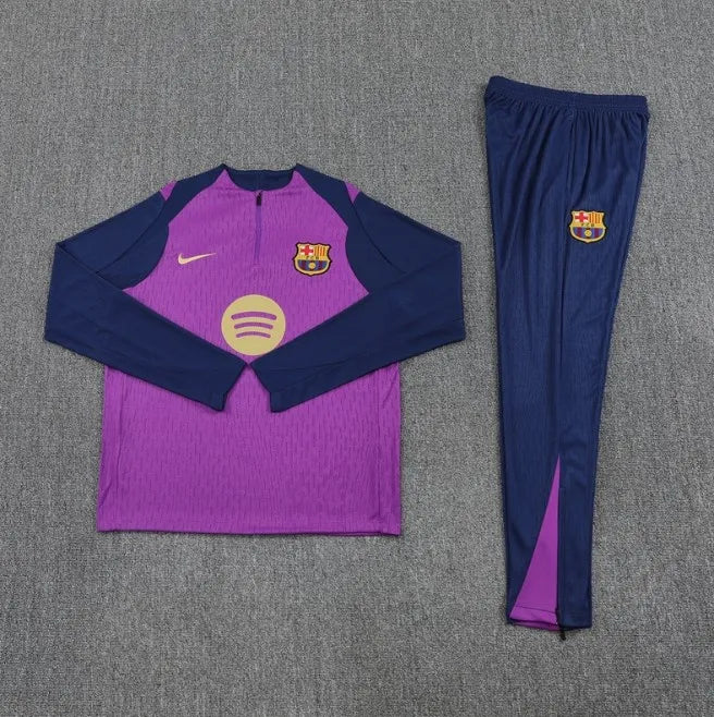 Barcelona 25/26 Zipper Tracksuit Purple
