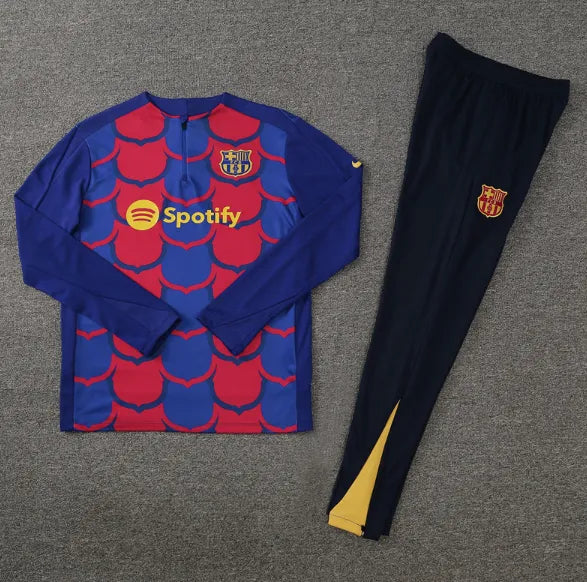 Barcelona 24/25 Tracksuit Camouflage Red