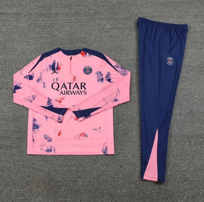 Paris 24/25 Zipper Tracksuit Camouflage Pink
