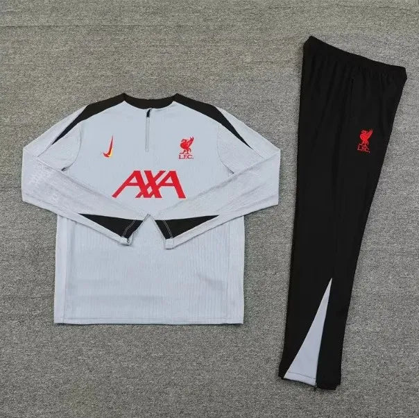 Liverpool 24/25 Zipper Tracksuit Grey