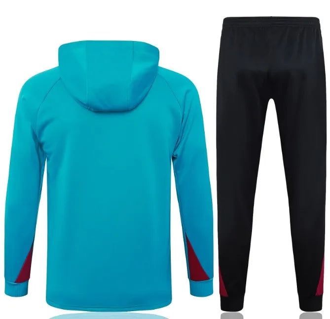 Paris 24/25 Hooded Tracksuit Light Blue