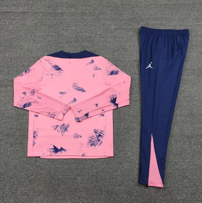 Paris 24/25 Zipper Tracksuit Camouflage Pink