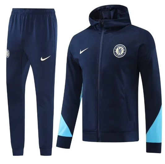 Chelsea 24/25 Hooded Tracksuit Royal Blue