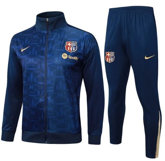 Barcelona 24/25 Jacket Tracksuit Royal Blue