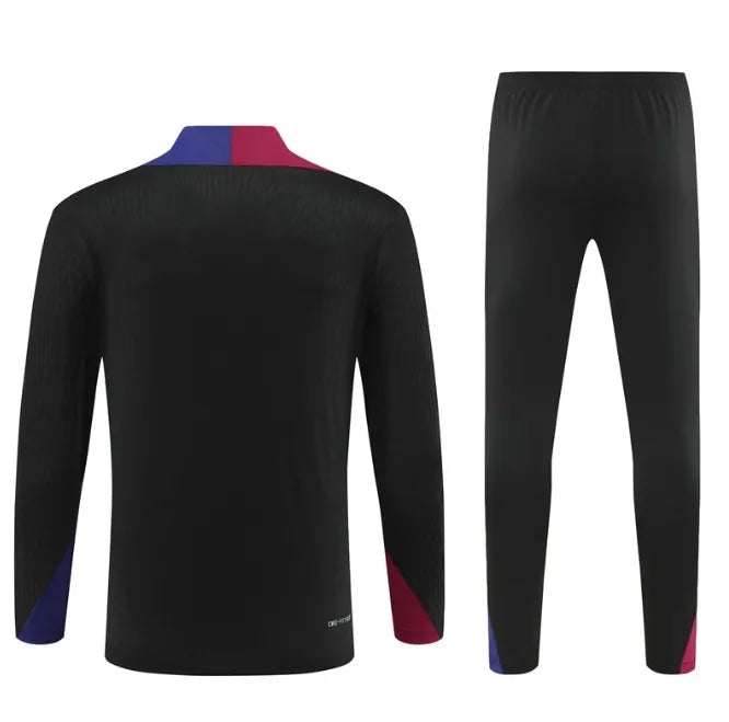 Barcelona 24/25 Zipper Tracksuit Black