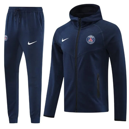 Paris 24/25 Hooded Tracksuit Royal Blue