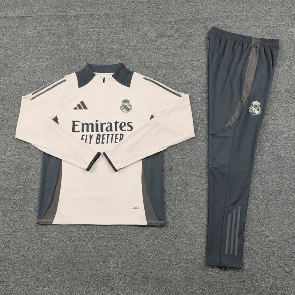 Real Madrid 24/25 Tracksuit Light Yellow