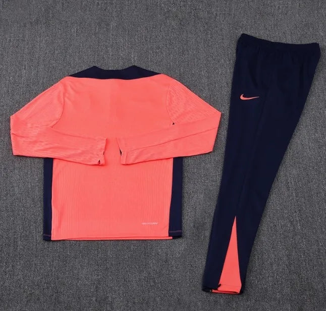 Barcelona 24/25 Zipper Tracksuit Orange