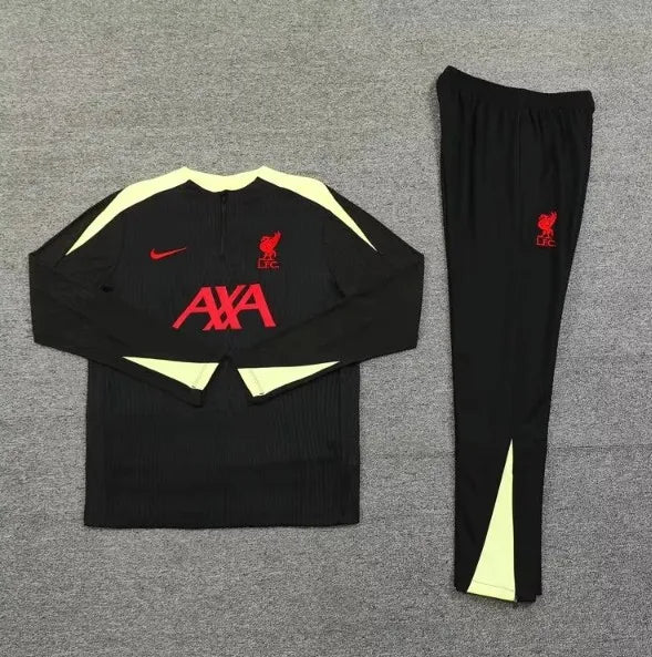 Liverpool 24/25 Zipper Tracksuit Black