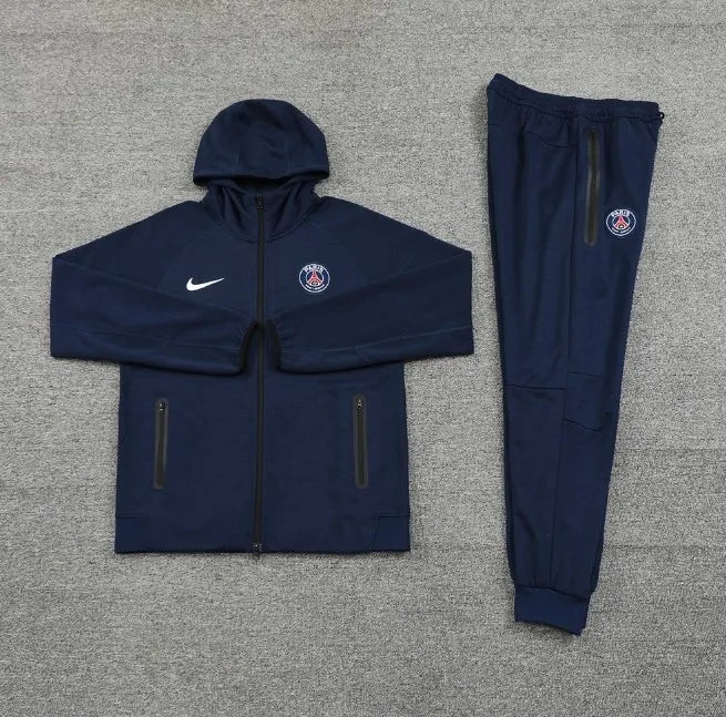 Paris 24/25 Hooded Tracksuit Royal Blue