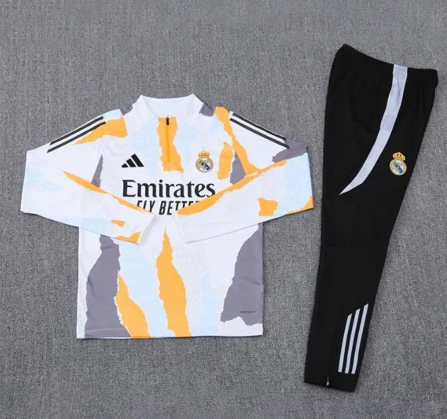 Real Madrid 24/25 Zipper Tracksuit Camouflage White