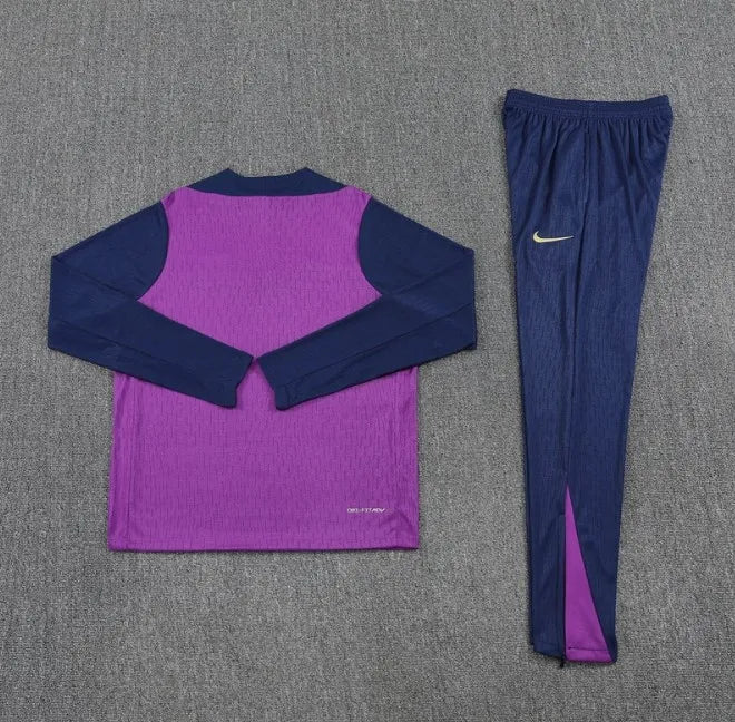 Barcelona 25/26 Zipper Tracksuit Purple