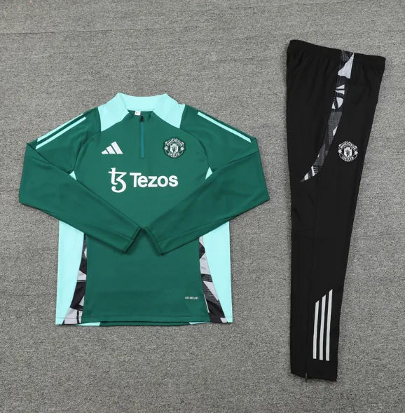 Manchester United 24/25 Tracksuit Green