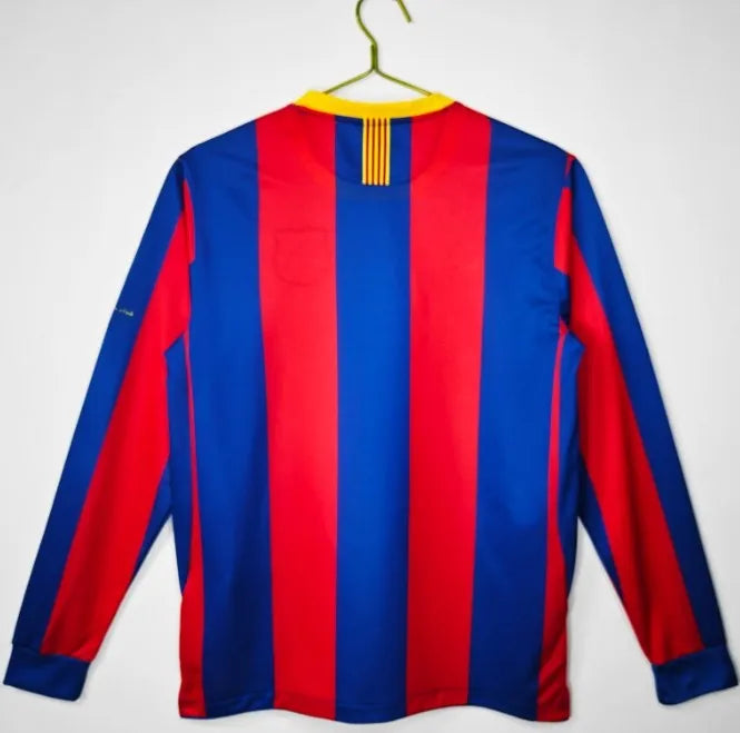 Barcelona 2010/2011 Home Retro Kit Long-Sleeve UCL Final