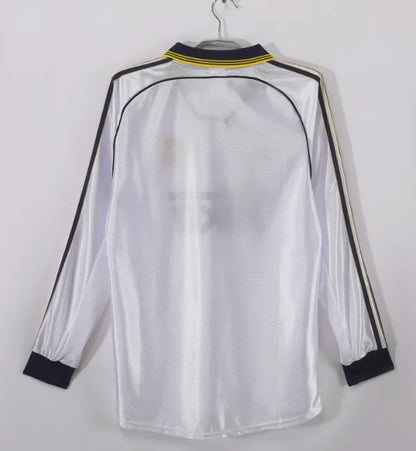 Real Madrid 1998/2000 Home Retro Kit Long Sleeve