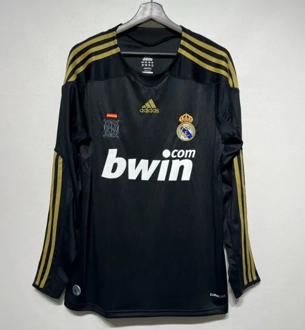 Real Madrid 2009/2010 Home Retro Away Long Sleeve