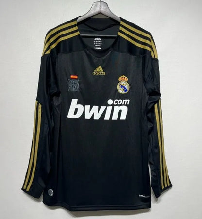 Real Madrid 2009/2010 Home Retro Away Long Sleeve
