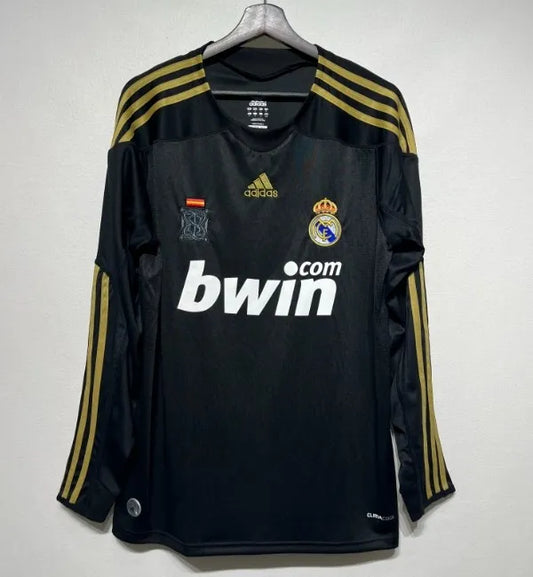 Real Madrid 2009/2010 Home Retro Away Long Sleeve