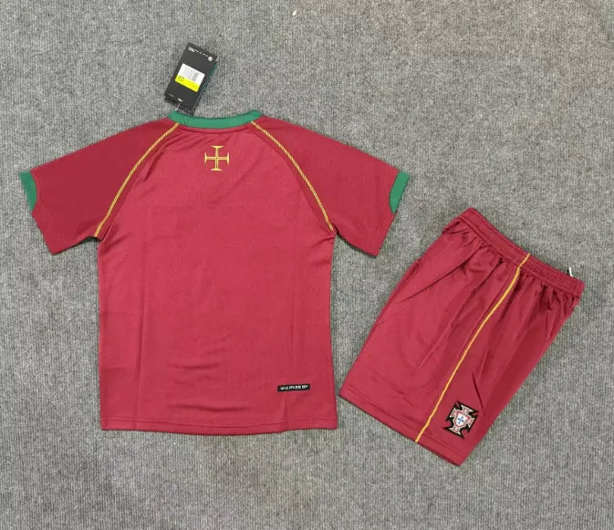 Portugal 2006 Home Retro Kit For Kids