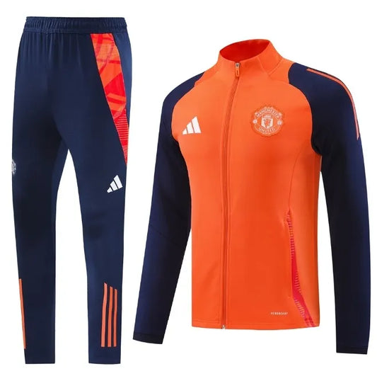 Manchester United 24/25 Tracksuit Orange