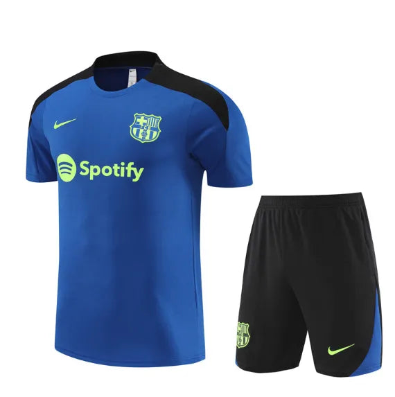 Barcelona 24/25 Short Sleeve And Black Shorts