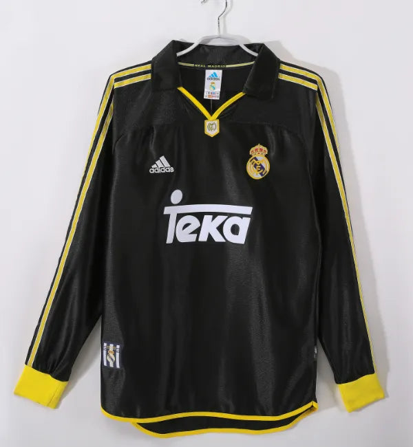 Real Madrid 1999/2001 Away Retro Kit Long Sleeve