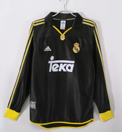 Real Madrid 1999/2001 Away Retro Kit Long Sleeve