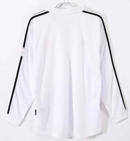 Real Madrid 2002/2003 Home Retro Kit Long Sleeve