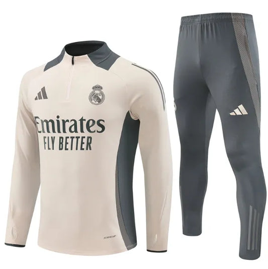 Real Madrid 24/25 Tracksuit Light Yellow