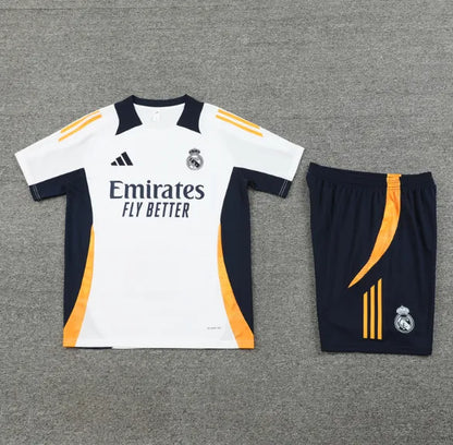 Real Madrid 24/25 Short Sleeve And Blue Shorts